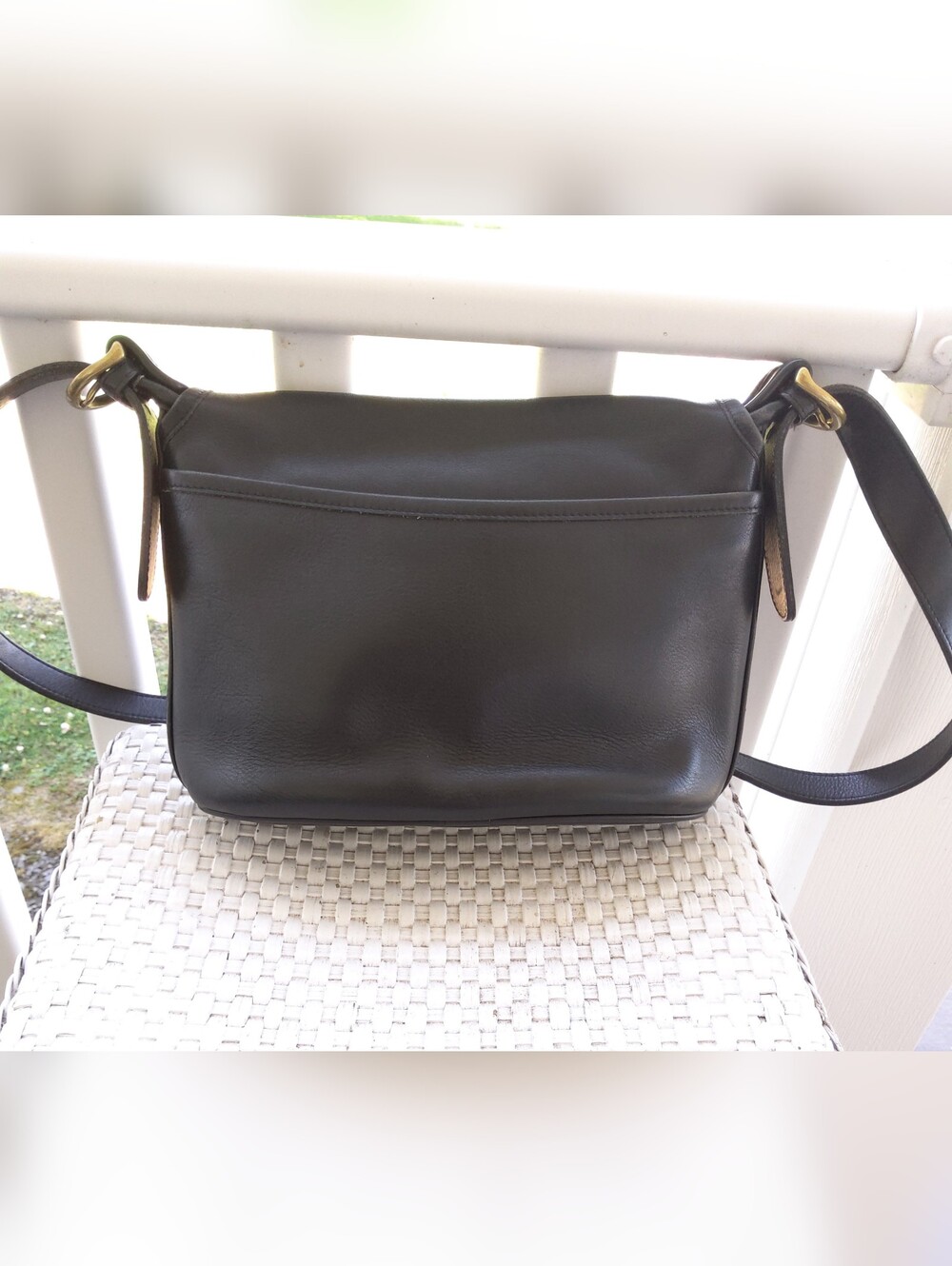 Vtg Coach Fletcher Flap 1995 adjustable Shoulder bag - Picture 2 of 9